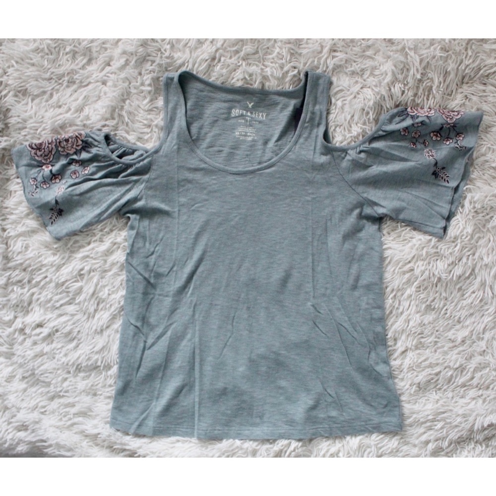NEW Women’s Open Shoulder Shirt | Girl’s Open Shoulder Floral Top